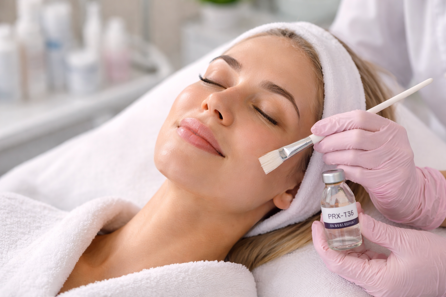 Процедура PRX T33 для мягкого обновления кожи лица